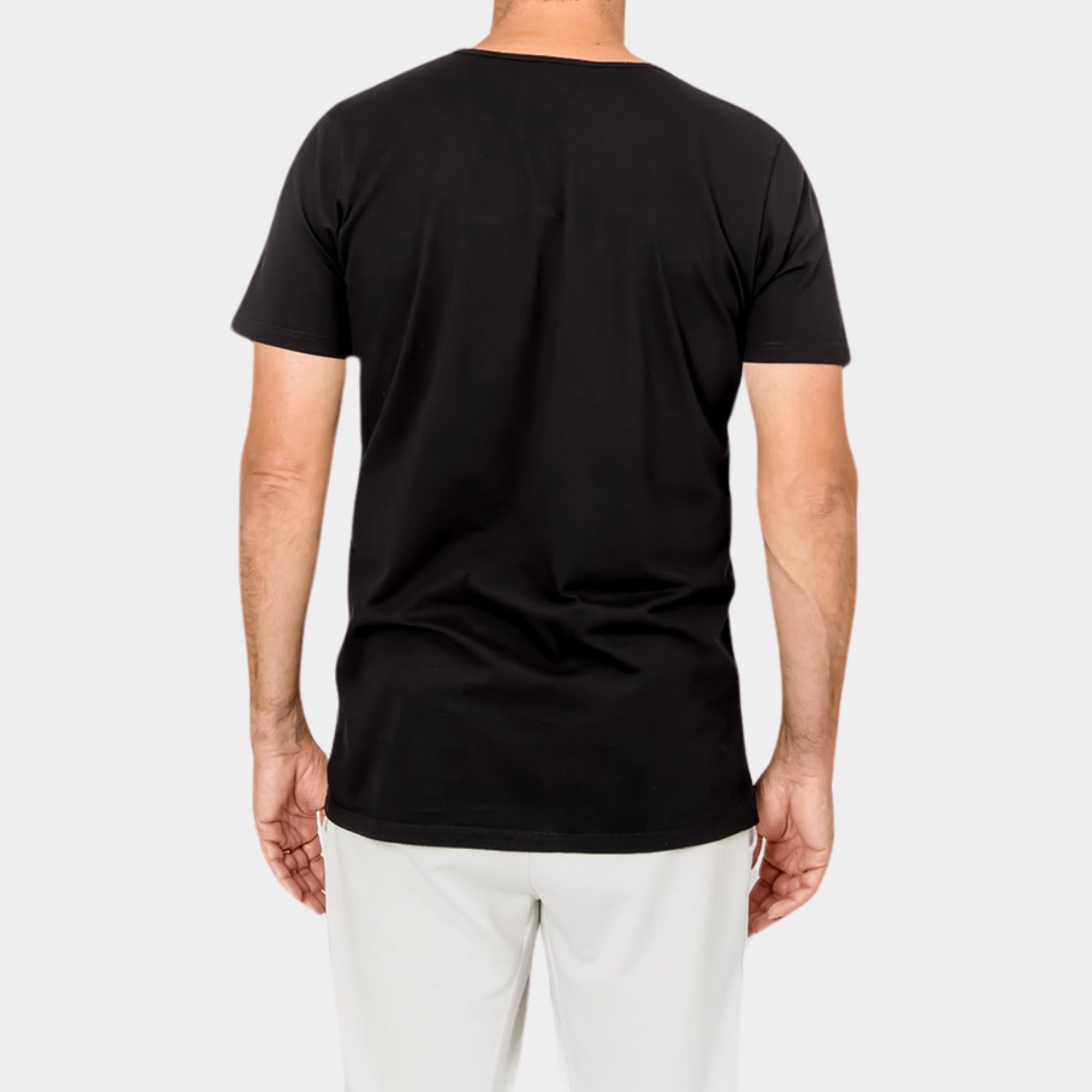 THE V-NECK TEE - Black