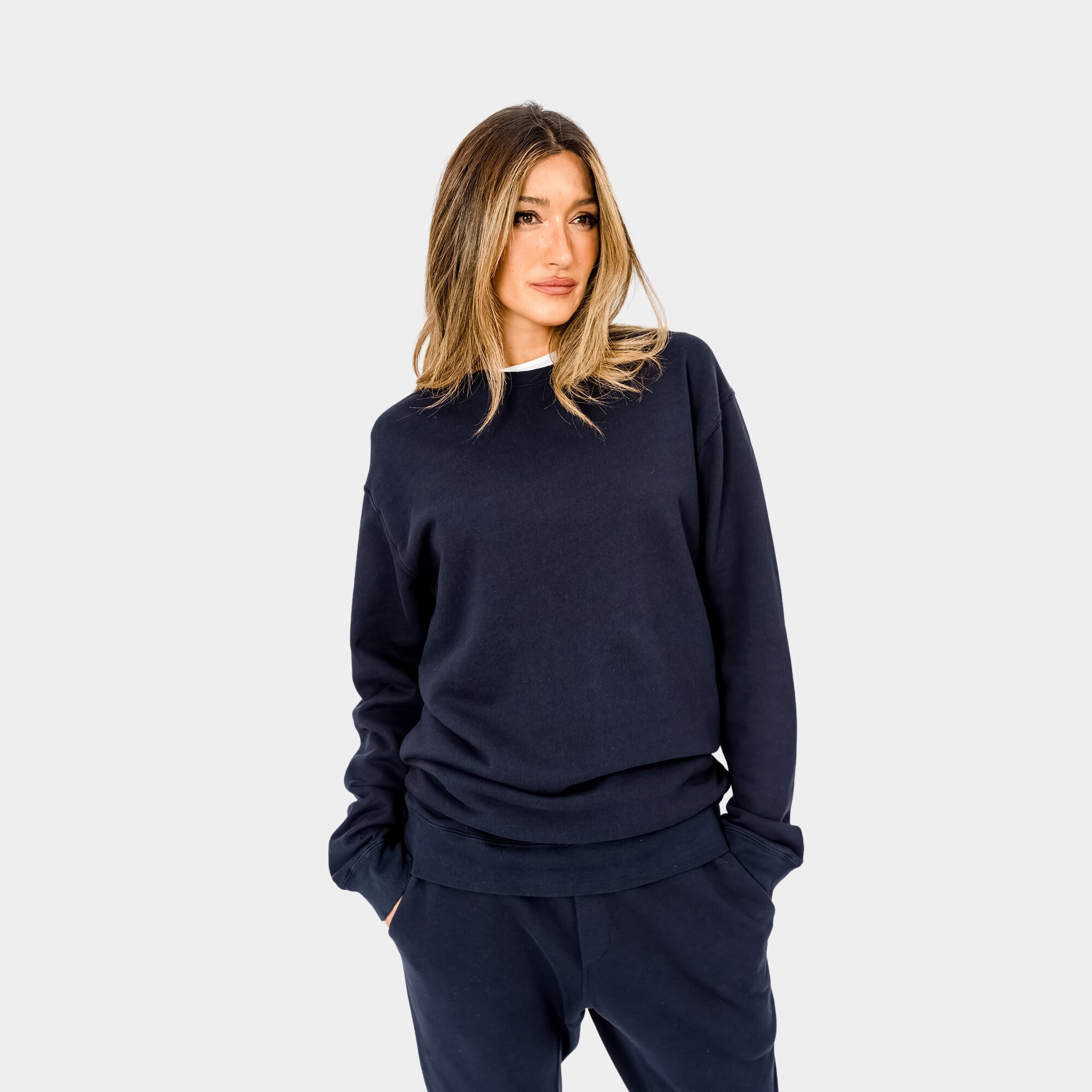 THE OVERSIZED SWEATSHIRT - Indigo Blue -