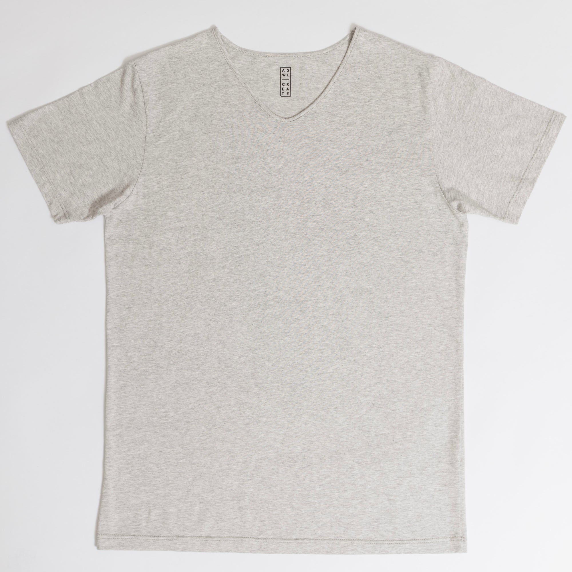 THE V-NECK TEE - Grey