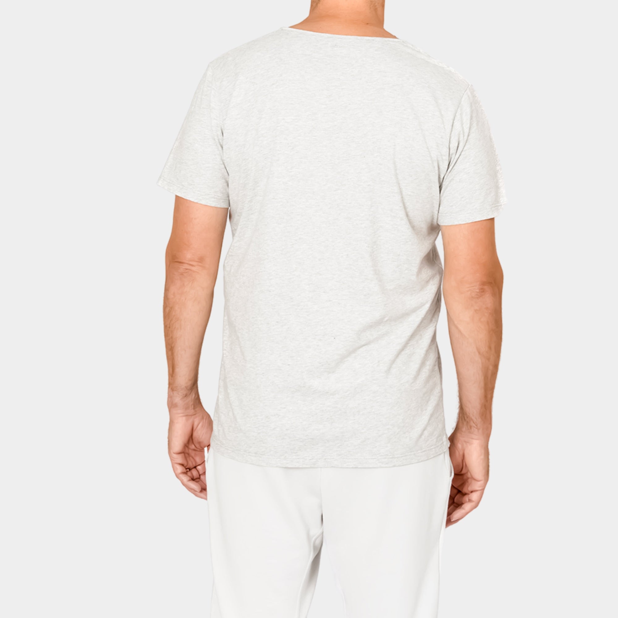 THE V-NECK TEE - Grey