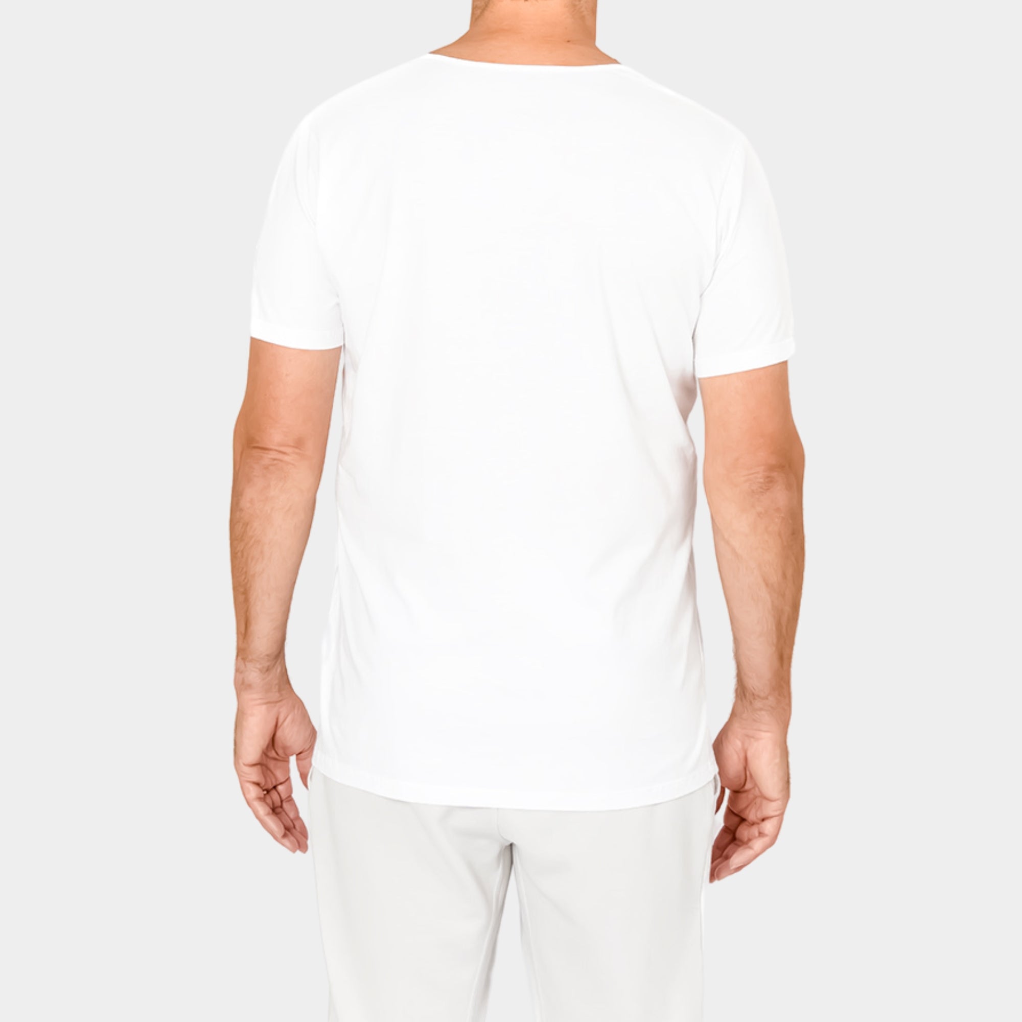 THE V-NECK TEE - White