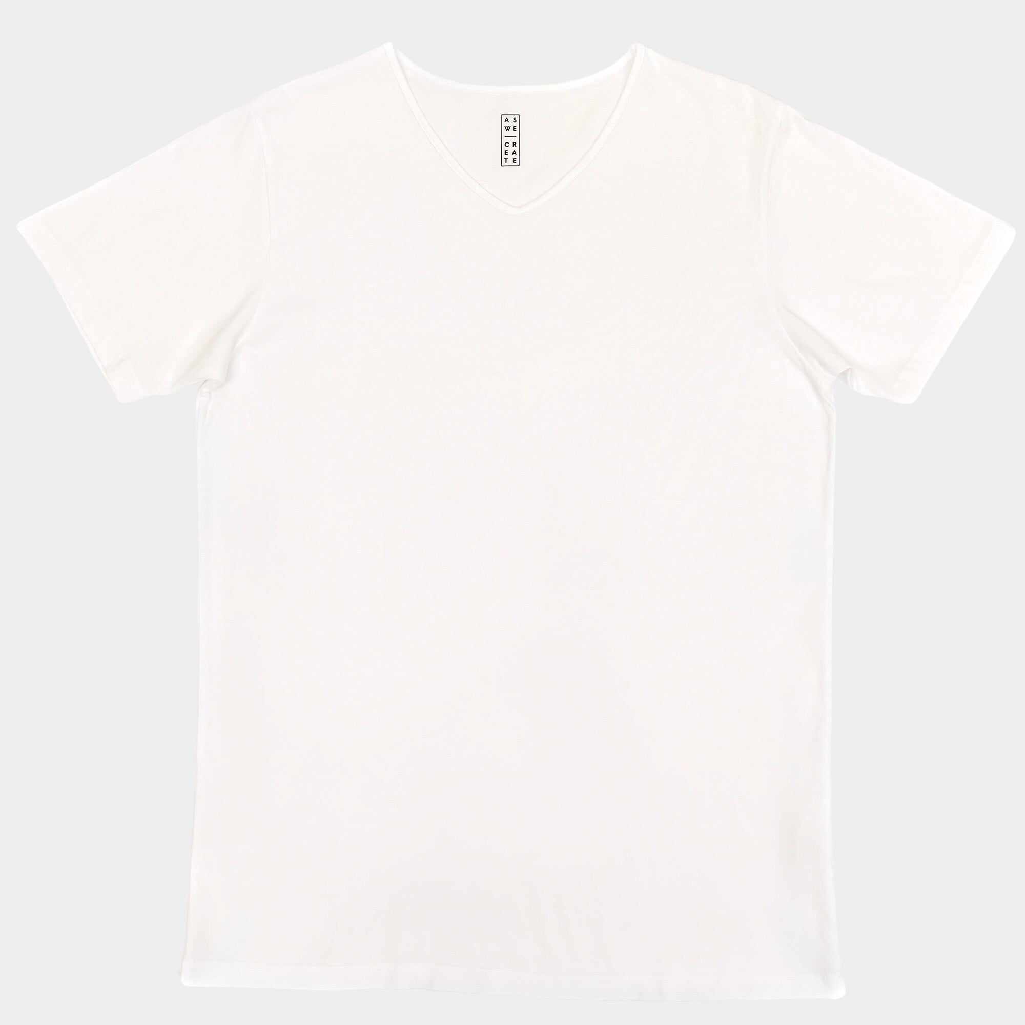 THE V-NECK TEE - White